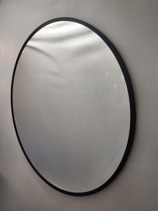 Round Mirror 4 feet diameter in Black - DesignmintDecor