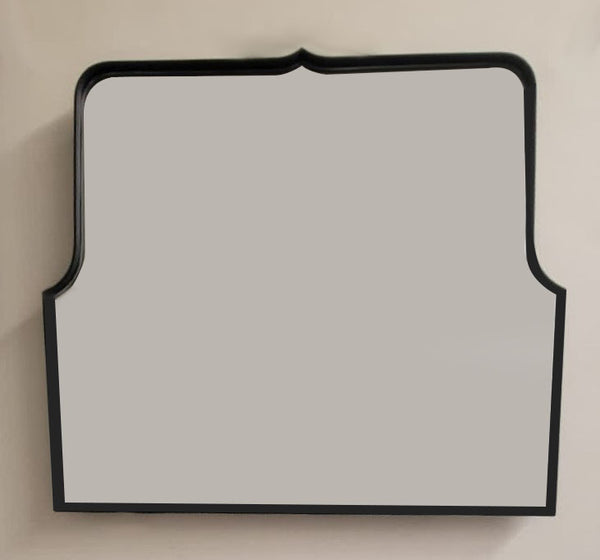 Ambrosia mirror made with a sleek steel frame in black side view
metal wall decor with mirror
mirrors for home
decorative mirrors for home
mirrors for a wall
light mirrors for bathroom
mirrors for bedroom
fancy wall mirrors for living room