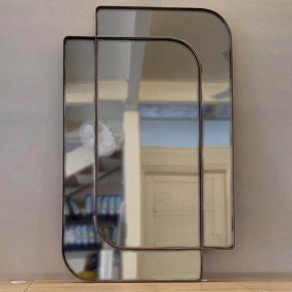 Minimalist Metal Frame Arch Mirror - DesignmintDecor
