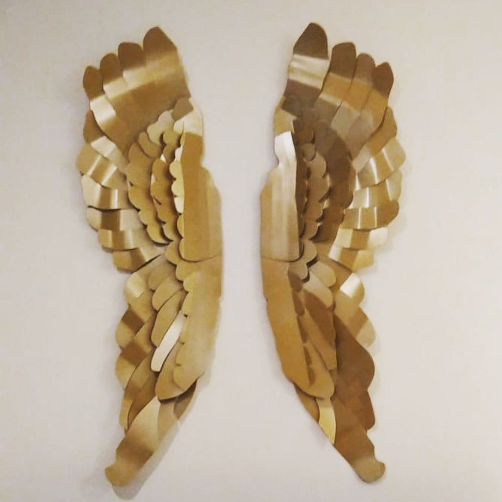 DesignmintDecor - Wings Of An Angel Metal Wall Art 