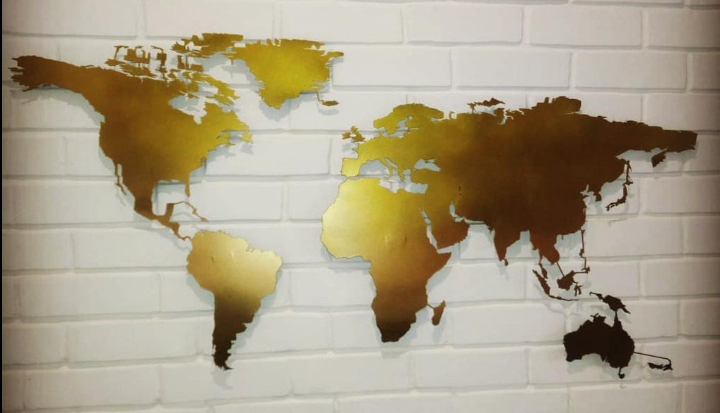 DesignmintDecor - Ombre World Map 