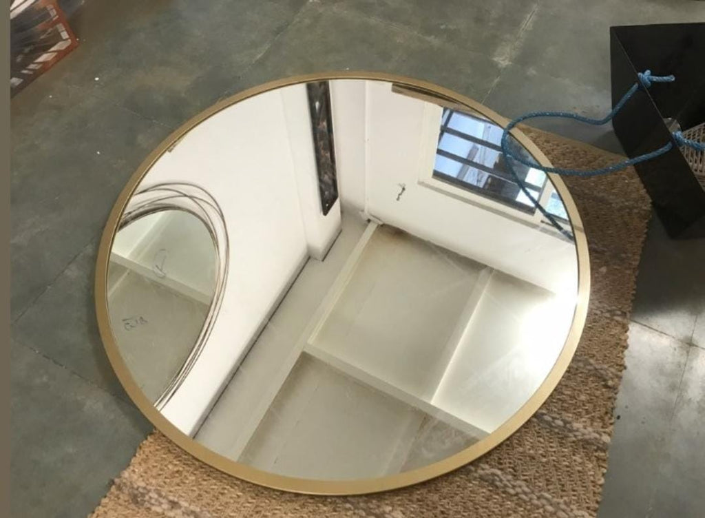 DesignmintDecor - Theia Round Mirror 2 feet diameter 