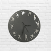 DesignmintDecor - Skateboarding Sport Wall clock 