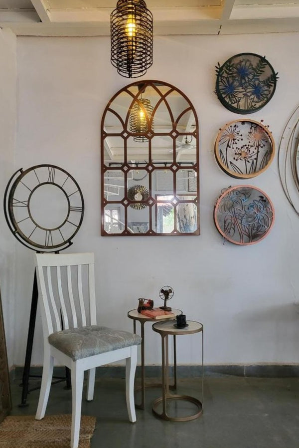 Urooj Wall Mirror 
fancy wall mirrors for living room
metal wall decor with mirror
mirrors for home
decorative mirrors for home
mirrors for a wall
mirrors for bedroom
fancy wall mirrors for living room