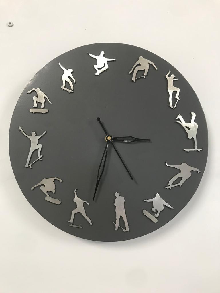 DesignmintDecor - Skateboarding Sport Wall clock 