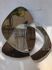 DesignmintDecor - Wave Mirror two-tone Mirror in Champagne Gold 