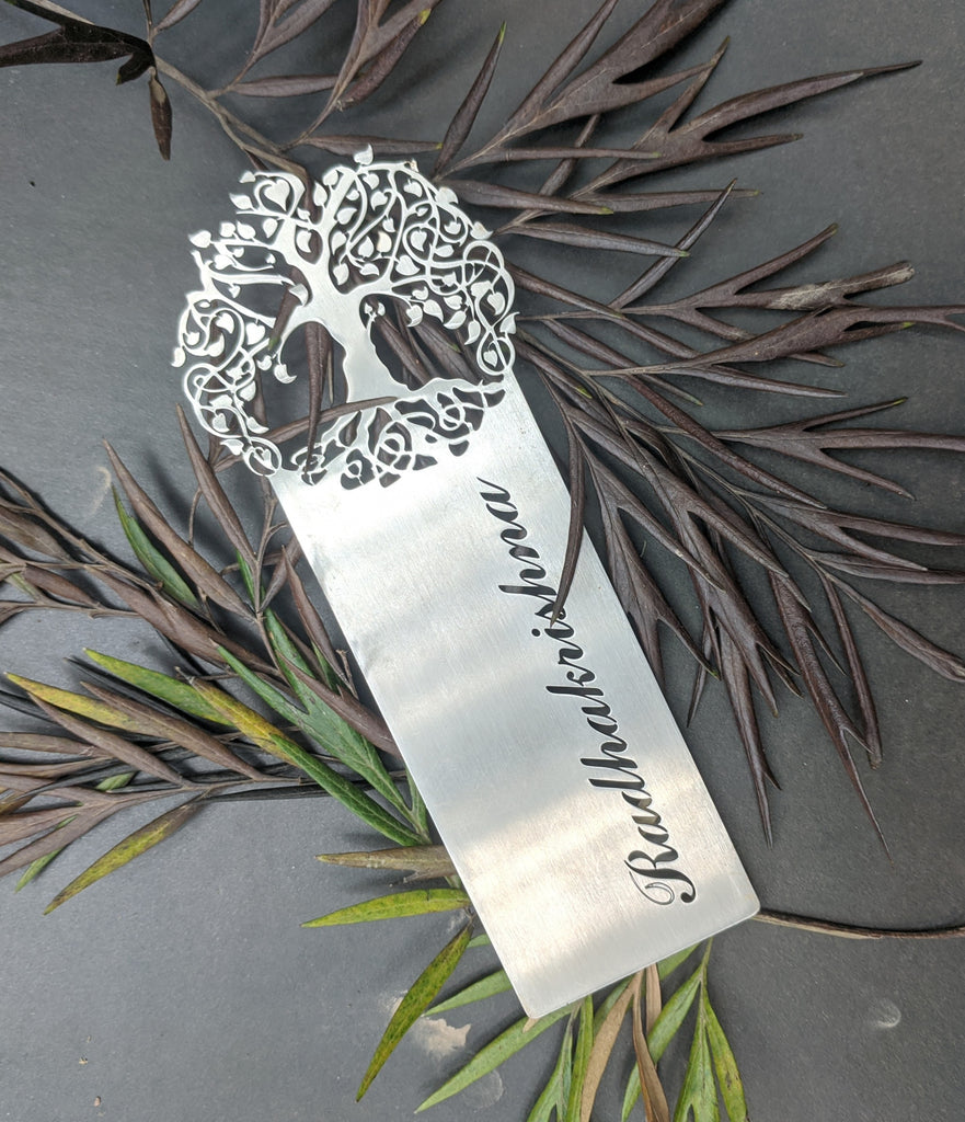 DesignmintDecor - Tree of Life bookmark in steel